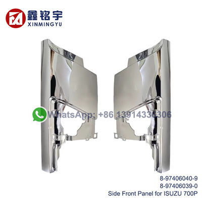 Ein guter Preis. Weiße Chrom-Seitenfrontblende für ISUZU 700P 2008 Modell LKW-Blende Online
