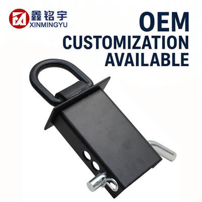 Ein guter Preis. Removable D-Ring Tie-Downs for Stake Pockets – Flatbed & Utility Trailers, Includes Hitch Pin, Black Heavy-Duty, Factory Direct OEM Customizable Online