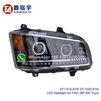 FAW J6P 500 LED-LKW-Scheinwerfer Hochlicht Dual Lens Ersatz 3711015-91W 3711020-91W