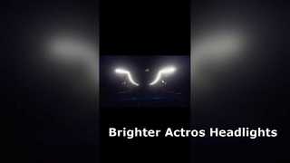 Mercedes Actros LED-Scheinwerfer, superhelles Upgrade