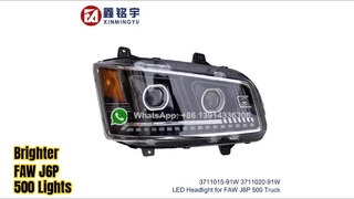 FAW J6P 500 LKW-LED-Scheinwerfer-Upgrade, Fernlicht-Doppellinsen-Ersatz, China-Fabrik